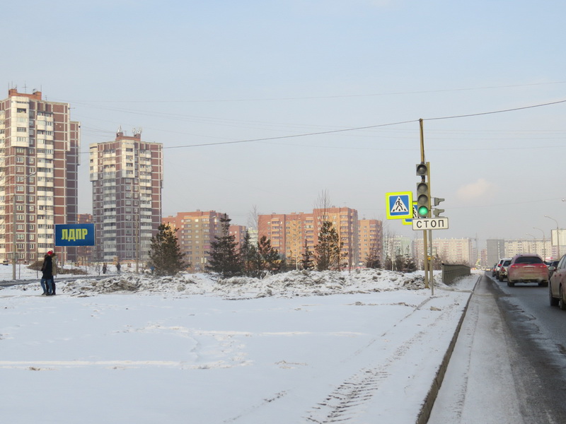 Фотография рекламного носителя, тип: Билборд 3x6, адрес: Алексеева ул., д.20а, Красноярск, Красноярский край, Россия. Сторона Б №516827