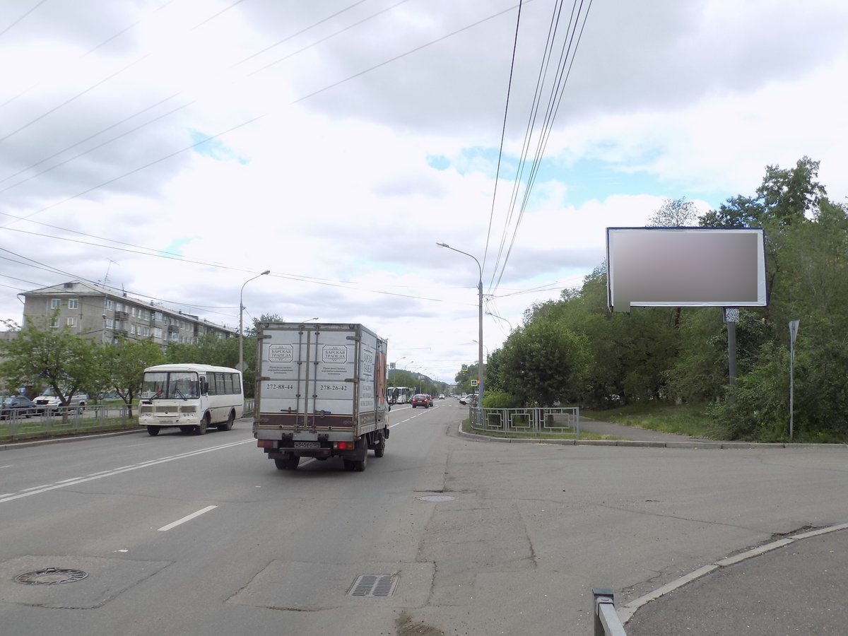Фотография рекламного носителя, тип: Билборд 3x6, адрес: 60 лет Октября ул., д.93, Красноярск, Красноярский край, Россия. Сторона А №848179
