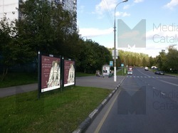 Фотография рекламного носителя, тип: Афиша 1.75x1.8, адрес: Рокотова ул., д.2, стенд 2, Москва, Россия. Сторона А1 №873719