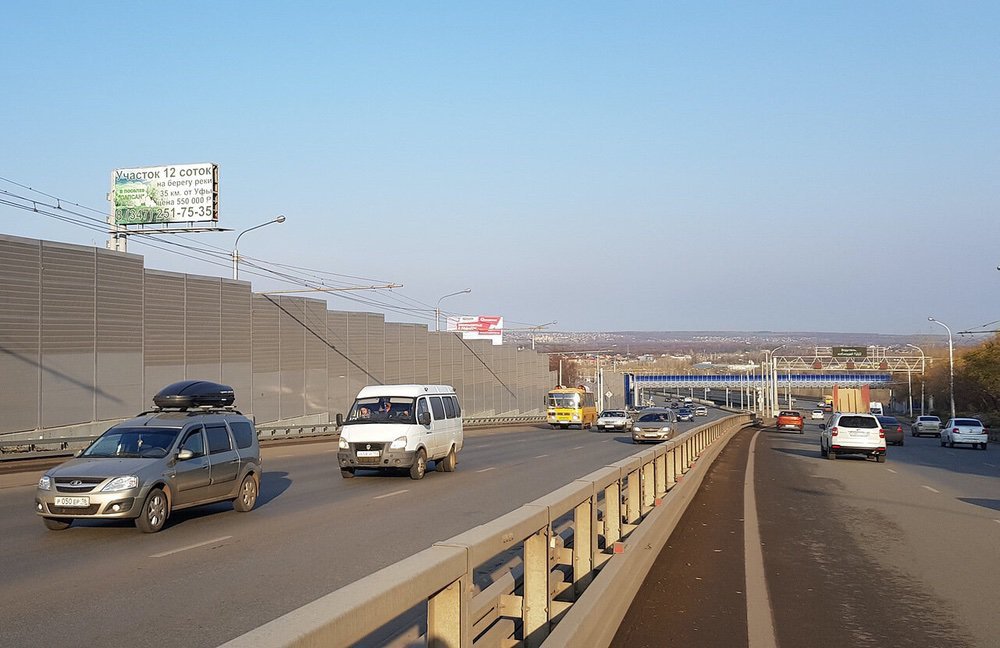 Фотография рекламного носителя, тип: Билборд 3x6, адрес: Города Галле ул., напротив Чекалина ул., д.29, Уфа, Республика Башкортостан, Россия. Сторона Б №746085