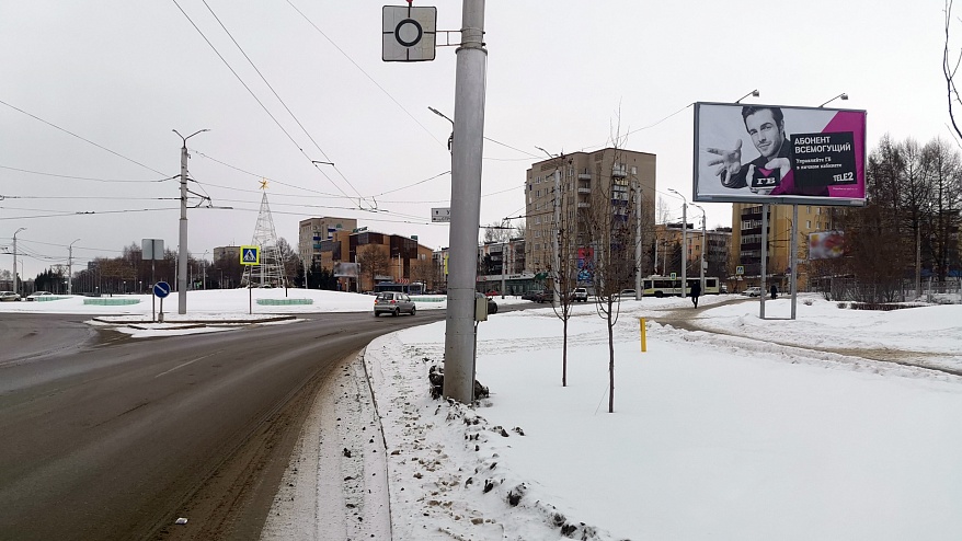 Фотография рекламного носителя, тип: Билборд 3x6, адрес: Ленина ул., ГАУЗ АДГБ с ПЦ, поз.1, Альметьевск, Республика Татарстан, Россия. Сторона A №457431