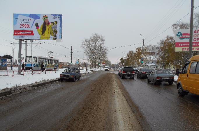 Фотография рекламного носителя, тип: Билборд 3x6, адрес: Уфимская ул., д.80 Х Космонавтов ул., Салават, Республика Башкортостан, Россия. Сторона А №744697