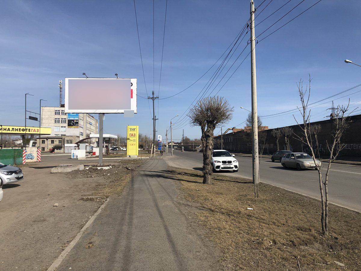 Фотография рекламного носителя, тип: Билборд 3x6, адрес: 60 лет Октября ул., д.105, Красноярск, Красноярский край, Россия. Сторона Б №848182