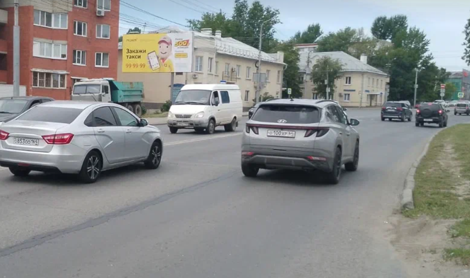 Фотография рекламного носителя, тип: Билборд 3x6, адрес: Усть Курдюмская ул., КП ГИБДД, поз.1, Саратов, Саратовская область, Россия. Сторона Б №747628