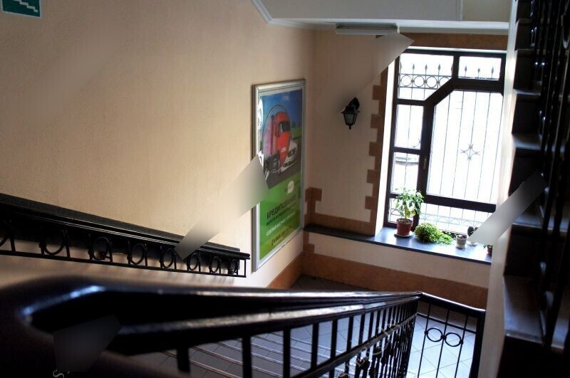 Фотография рекламного носителя, тип: Лайтбокс, адрес: Бизнес-центр «Литер Б», Лиговский пр-т., д.43/45Б, Санкт-Петербург, Россия. Сторона/вариант №656946