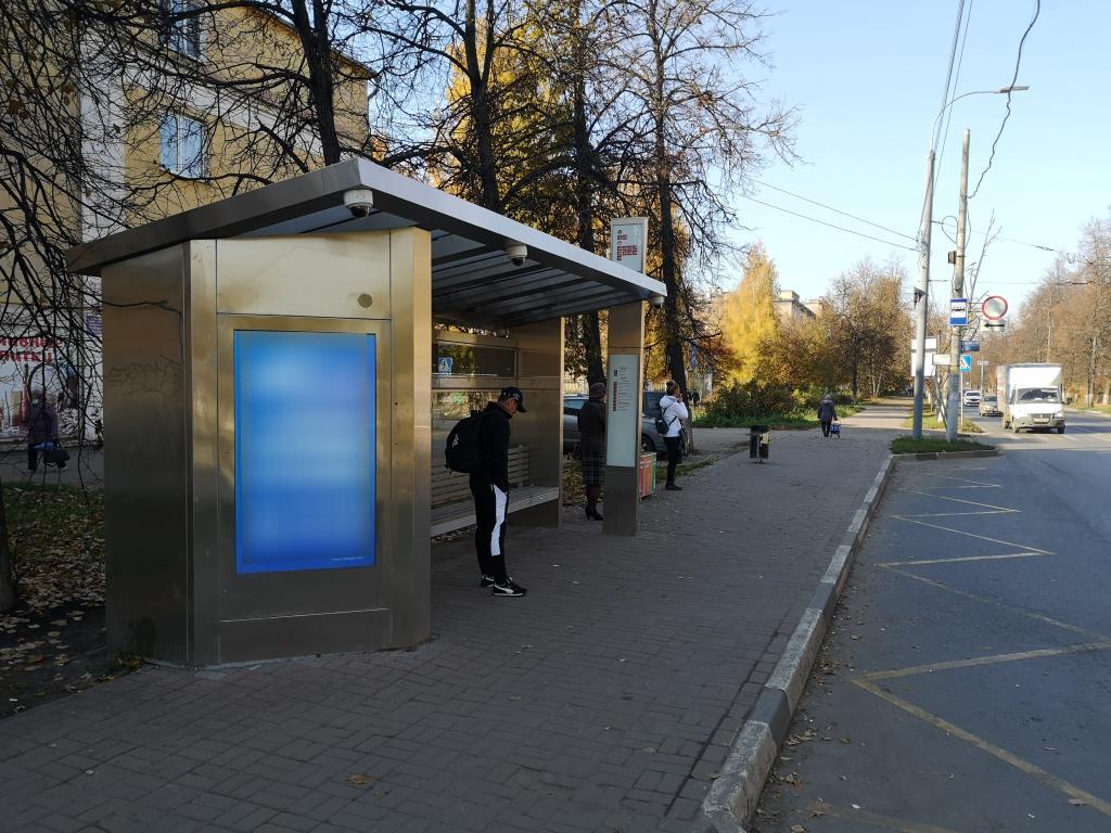 Фотография рекламного носителя, тип: Остановка, адрес: Чаадаева ул., ост. Стадион Полёт, Нижний Новгород, Нижегородская область, Россия. Сторона B1-В10 №873365