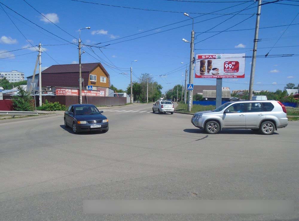 Фотография рекламного носителя, тип: Билборд 3x6, адрес: Клары Цеткин ул. Х Коллективная ул., Пенза, Пензенская область, Россия. Сторона А №741398