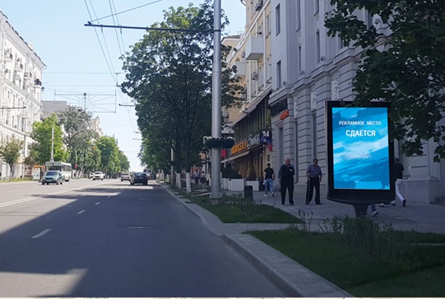 Фотография рекламного носителя, тип: Ситиформат 1.8x1.2, адрес: Большая Садовая ул., д.98-100 Х Соколова пр-т., Ростов-на-Дону, Ростовская область, Россия. Сторона A1-A5 №782001