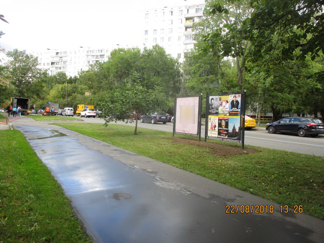 Фотография рекламного носителя, тип: Афиша 1.75x1.8, адрес: Пришвина ул., д.16, стенд 1, Москва, Россия. Сторона А2 №865942