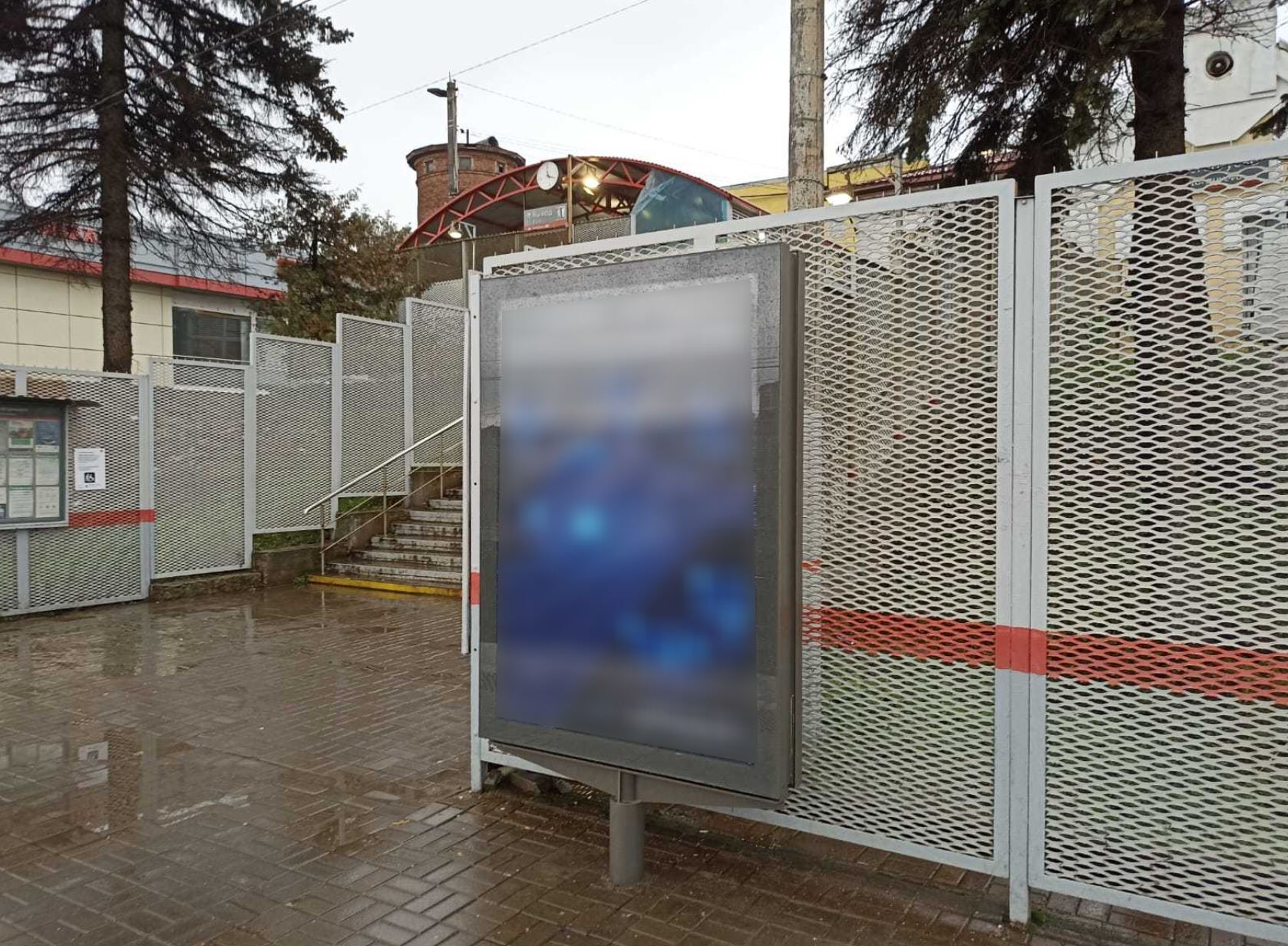 Фотография рекламного носителя, тип: Ситиформат 1.8x1.2, адрес: Расторгуево ст., на платформе №1, выход к турникетной зоне, Московская область, Россия. Сторона A №993132