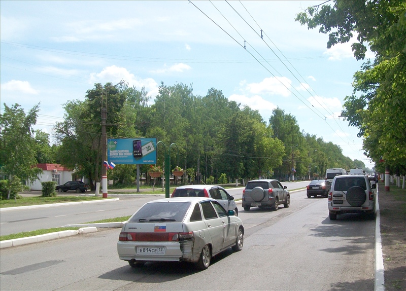 Фотография рекламного носителя, тип: Билборд 3x6, адрес: 50 лет Октября пр-т., д.33, Саранск, Республика Мордовия, Россия. Сторона Б №596044