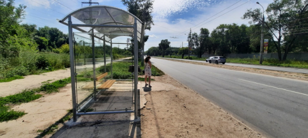 Фотография рекламного носителя, тип: Остановка 1.8x1.2, адрес: Кирова пр. Х Береговая ул., Самара, Самарская область, Россия. Сторона В2 №1079533