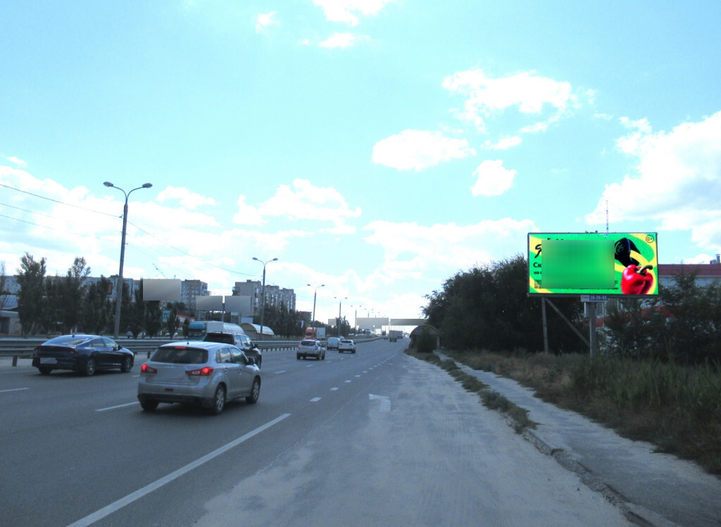 Фотография рекламного носителя, тип: Билборд 3x6, адрес: 3-я продольная магистраль, Землячки ул., д.21Б, Волгоград, Волгоградская область, Россия. Сторона А1-A12 №1054338