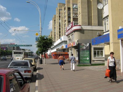 Фотография рекламного носителя, тип: Пиллар 3x1.4, адрес: Куйбышева ул., д.12, Тамбов, Тамбовская область, Россия. Сторона А №591331