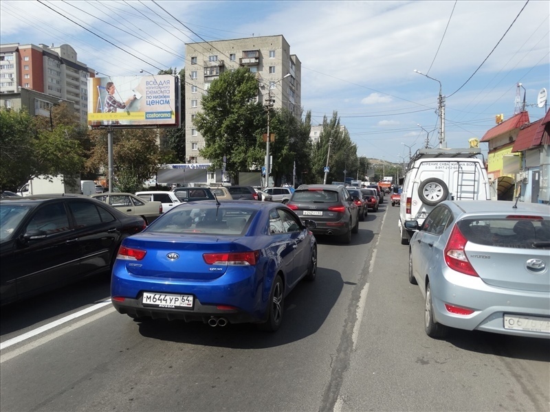 Фотография рекламного носителя, тип: Билборд 3x6, адрес: Большая Горная ул., д.291, поз.1, Саратов, Саратовская область, Россия. Сторона Б1-Б15 №819198