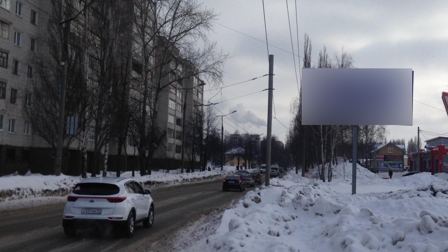 Фотография рекламного носителя, тип: Билборд 3x6, адрес: Суворова ул., д.19б, Йошкар-Ола, Республика Марий Эл, Россия. Сторона A №685935