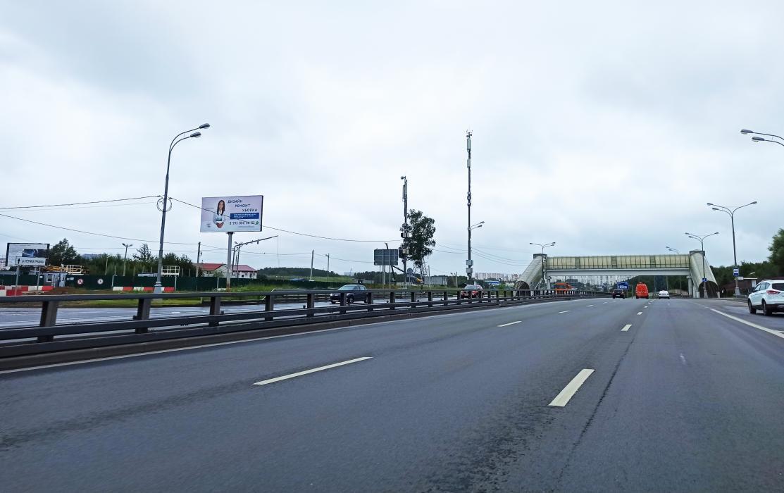 Фотография рекламного носителя, тип: Билборд 3x6, адрес: Боровское ш., съезд на ул. Летчика Грицевца, Москва, Россия. Сторона Б №785941