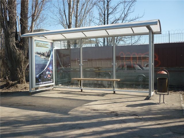 Фотография рекламного носителя, тип: Остановка 1.8x1.2, адрес: 6-ой Соколовогорский пр-зд., Рынок стройматериалов, в Юбилейный, Саратов, Саратовская область, Россия. Сторона А №747562