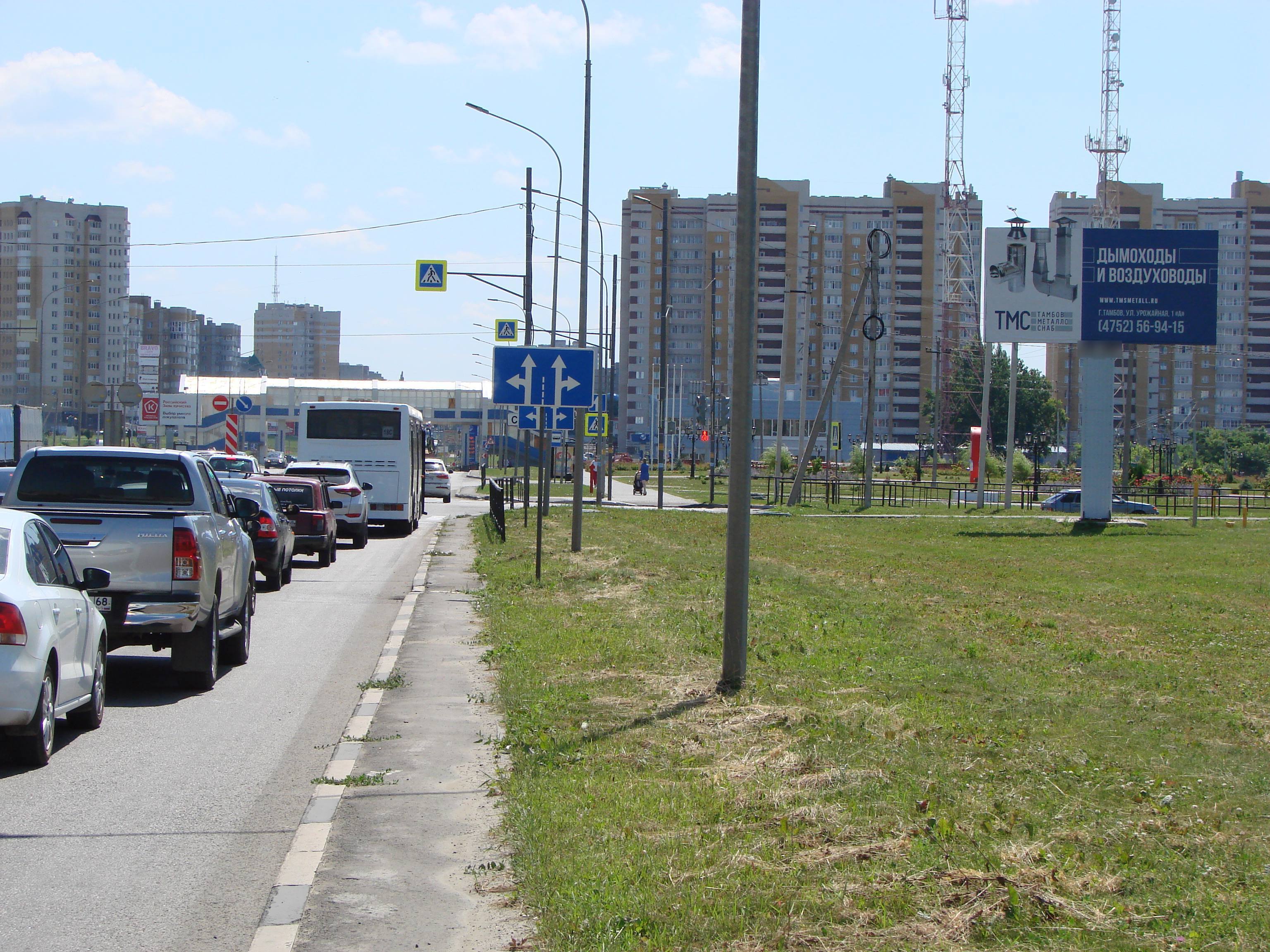 Фотография рекламного носителя, тип: Билборд 3x6, адрес: Мичуринская ул., д.170, Тамбов, Тамбовская область, Россия. Сторона А №843051