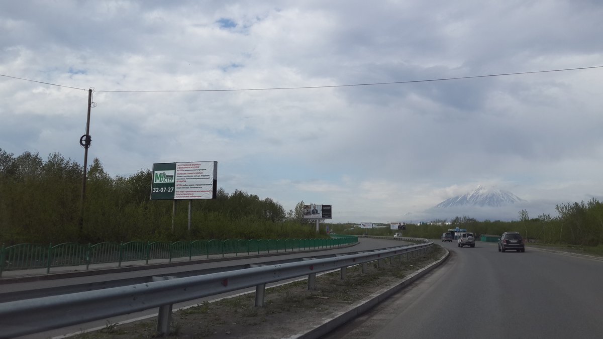 Фотография рекламного носителя, тип: Билборд 3x6, адрес: Северо-Восточное ш., поз.1, Петропавловск-Камчатский, Камчатский край, Россия. Сторона Б №777452