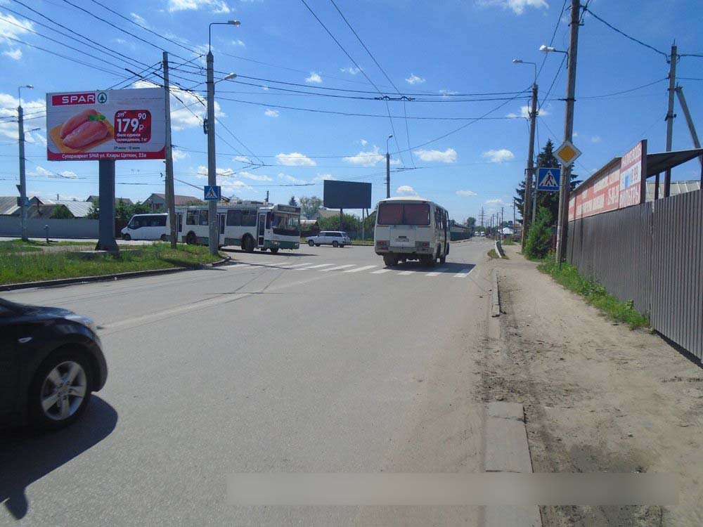 Фотография рекламного носителя, тип: Билборд 3x6, адрес: Клары Цеткин ул. Х Коллективная ул., Пенза, Пензенская область, Россия. Сторона В №741399