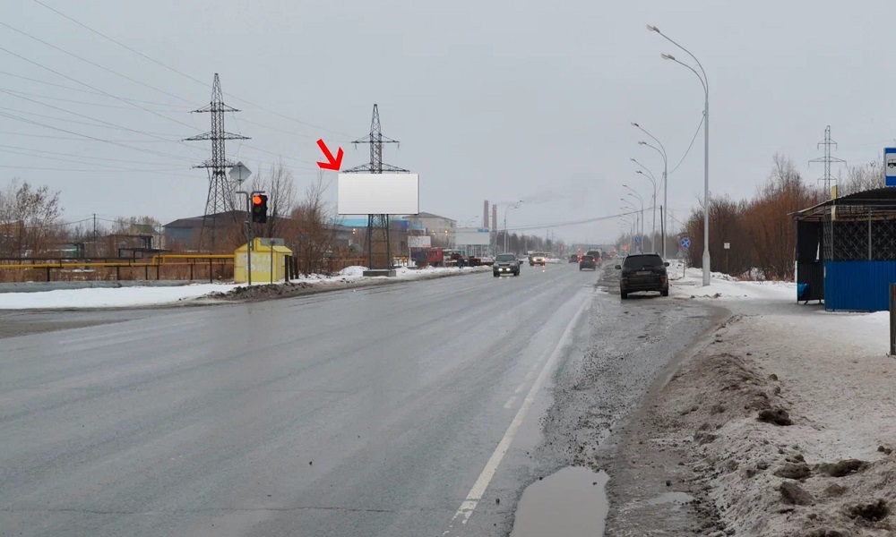 Фотография рекламного носителя, тип: Билборд 3x6, адрес: Индустриальная ул., д.31, Нижневартовск, Ханты-Мансийский автономный округ – Югра, Россия. Сторона Б №1068798