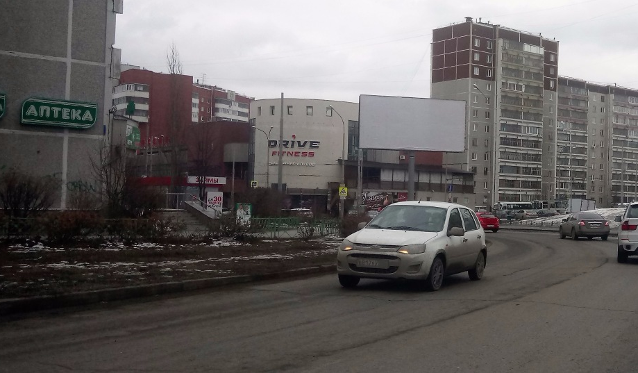 Фотография рекламного носителя, тип: Билборд 3x6, адрес: Самоцветный ул., д.5 Х Родонитовая ул., д.1, Екатеринбург, Свердловская область, Россия. Сторона Б №621563