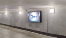 Фотография рекламного носителя, тип: Видеоэкран, адрес: Станция метро «Фонвизинская», Москва, Россия. Сторона/вариант №1325124