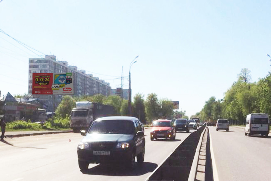 Фотография рекламного носителя, тип: Билборд 3x6, адрес: Егорьевское ш., 820м, Московская область, Россия. Сторона В №701603