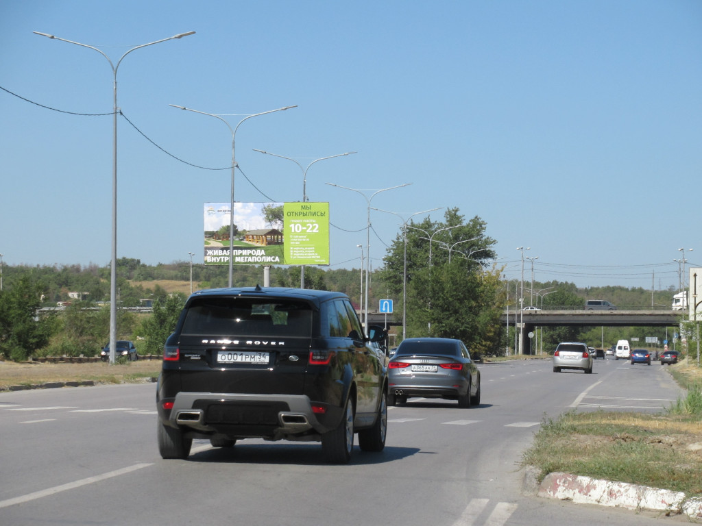 Фотография рекламного носителя, тип: Билборд 3x6, адрес: Ангарская ул., д.162а Х 3-й Продольная магистраль, Волгоград, Волгоградская область, Россия. Сторона А2 №605360