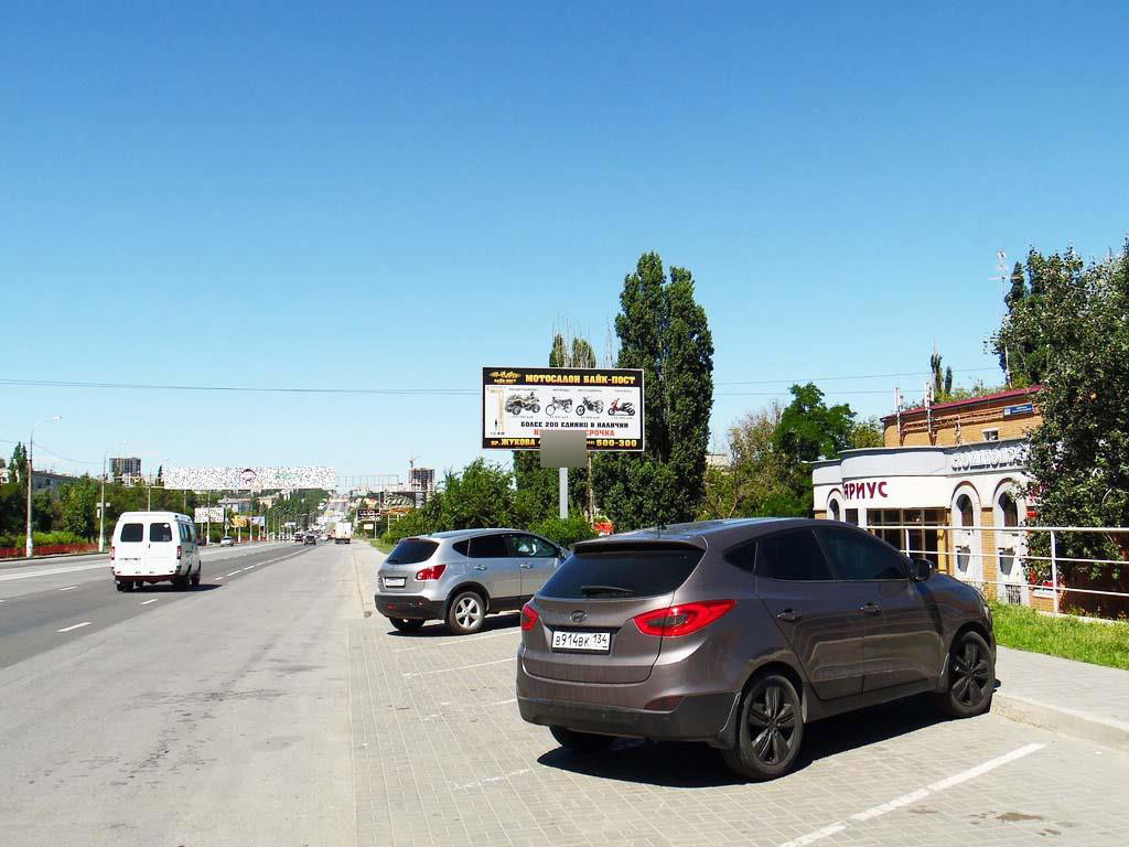 Фотография рекламного носителя, тип: Билборд 3x6, адрес: Университетский пр-т., в 125м за ост. "Обувная фабрика", Волгоград, Волгоградская область, Россия. Сторона A №516893