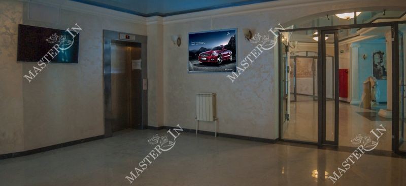 Фотография рекламного носителя, тип: Лайтбокс, адрес: Бизнес-центр «Колизей», Горького ул., д.276, Ростов-на-Дону, Ростовская область, Россия. Сторона/вариант №656468