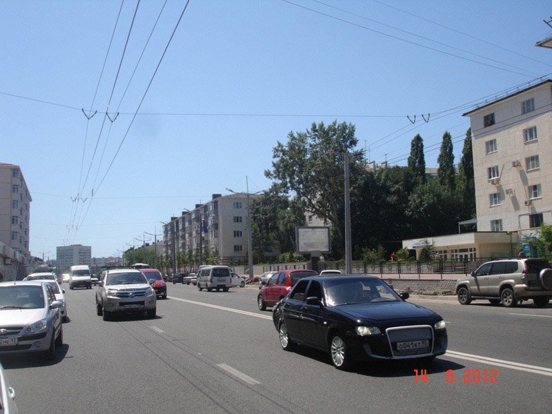 Фотография рекламного носителя, тип: Ситиборд 2.7x3.7, адрес: Ленина пр-т., д.17, Новороссийск, Краснодарский край, Россия. Сторона А1-А5 №713803