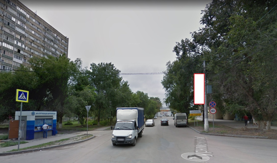 Фотография рекламного носителя, тип: Панель-кронштейн, адрес: Тулака ул., поз.1, Волгоград, Волгоградская область, Россия. Сторона А №1097093