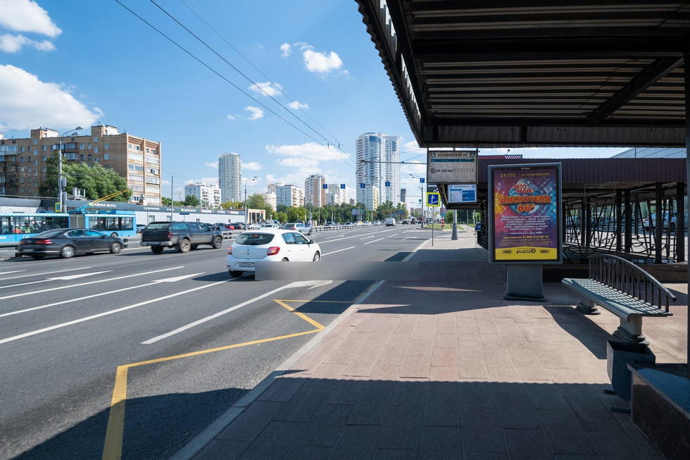 Фотография рекламного носителя, тип: Ситиформат 1.8x1.2, адрес: Ленинградское ш. Х Беломорская ул., Москва, Россия. Сторона А №334788