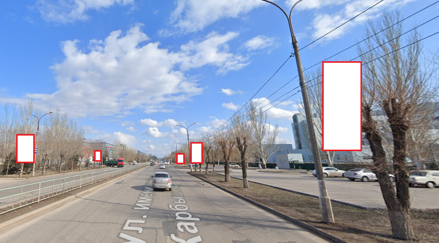 Фотография рекламного носителя, тип: Панель-кронштейн, адрес: Генерала Карбышева ул., поз.7, Волжский, Волгоградская область, Россия. Сторона Б №1097434