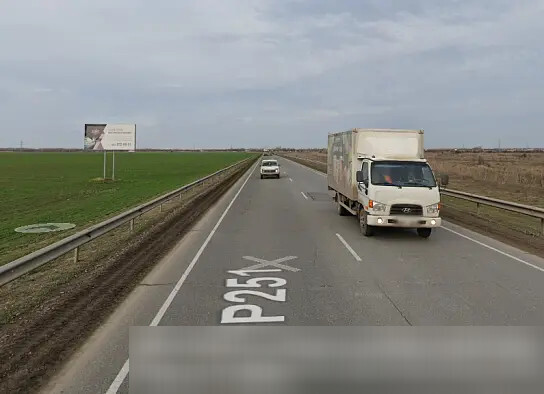 Фотография рекламного носителя, тип: Билборд 3x6, адрес: Темрюк-Краснодар-Кропоткин а/д, 67 850м, Славянск-на-Кубани, Краснодарский край, Россия. Сторона B №1078913