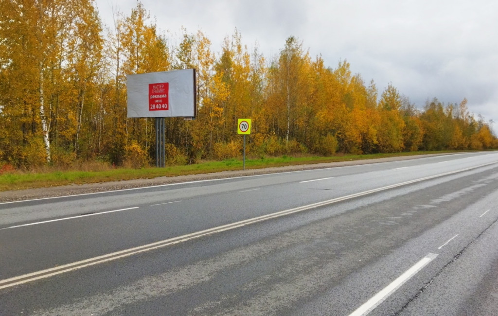 Фотография рекламного носителя, тип: Билборд 3x6, адрес: Окружная дорога, 500м от перекрестка Узково д., Рыбинск, Ярославская область, Россия. Сторона Б №957028
