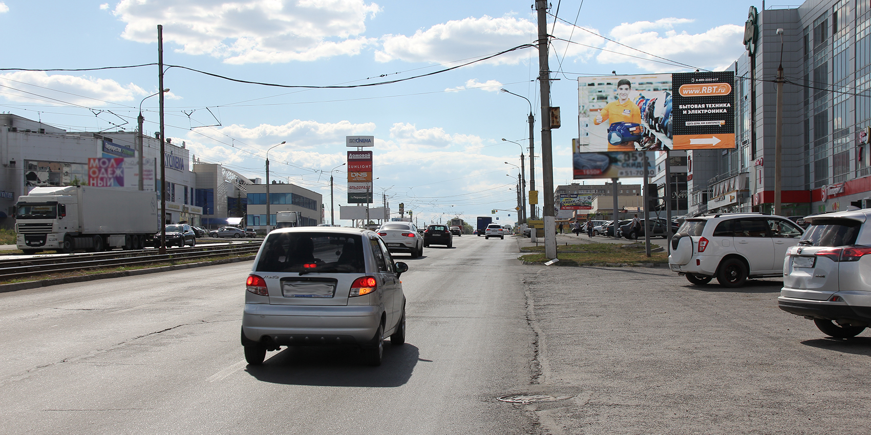 Фотография рекламного носителя, тип: Билборд 3x6, адрес: Завенягина ул., д.6а, Магнитогорск, Челябинская область, Россия. Сторона А №1052254