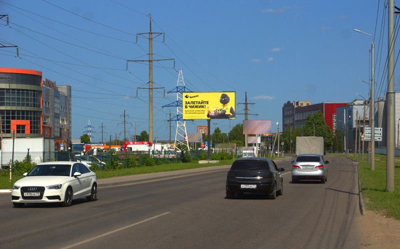 Фотография рекламного носителя, тип: Билборд 3x6, адрес: Одоевское ш., д.93/6, напротив, Тула, Тульская область, Россия. Сторона B №806034