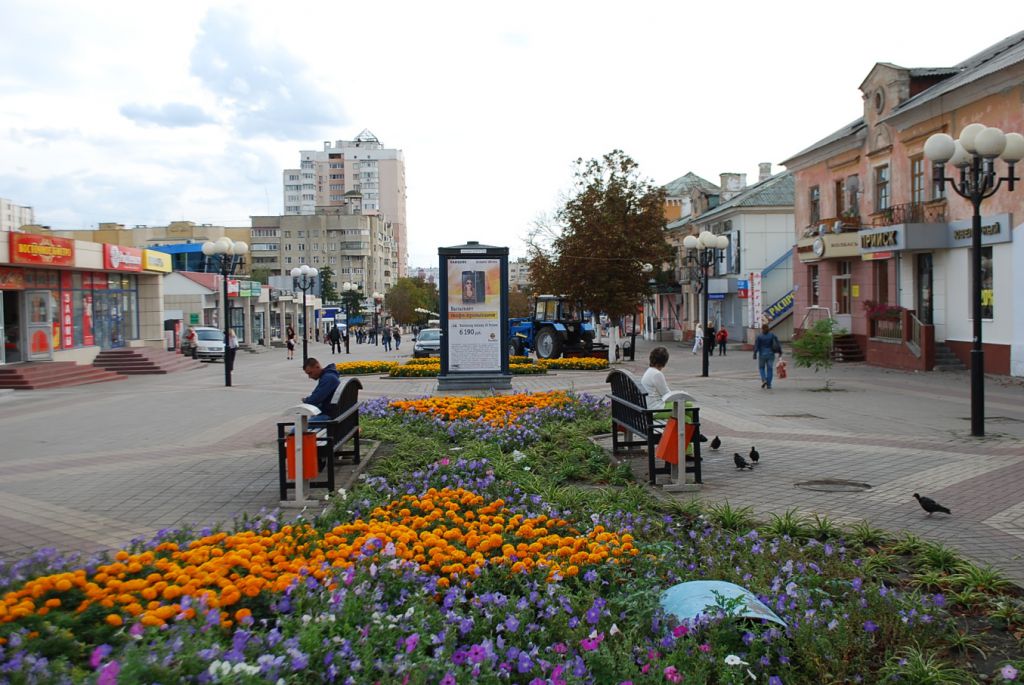 Фотография рекламного носителя, тип: Пиллар 3x1.4, адрес: 50-летия Белгородской обл. ул., д.17-Б, Белгород, Белгородская область, Россия. Сторона А №344095