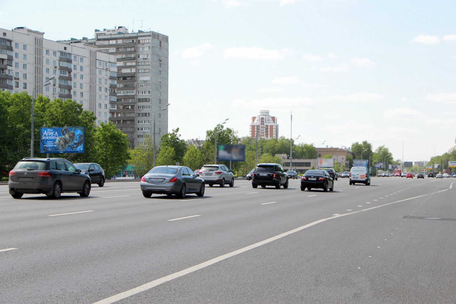 Фотография рекламного носителя, тип: Билборд 3x6, адрес: Кутузовский пр-т, д.59, Москва, Россия. Сторона Б №434677