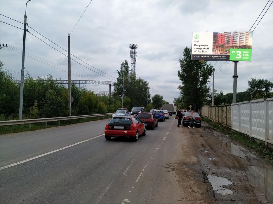 Фотография рекламного носителя, тип: Билборд 3x6, адрес: Электроугли г., Носовихинское ш., 24 150м, Электроугли, Московская область, Россия. Сторона А №743504