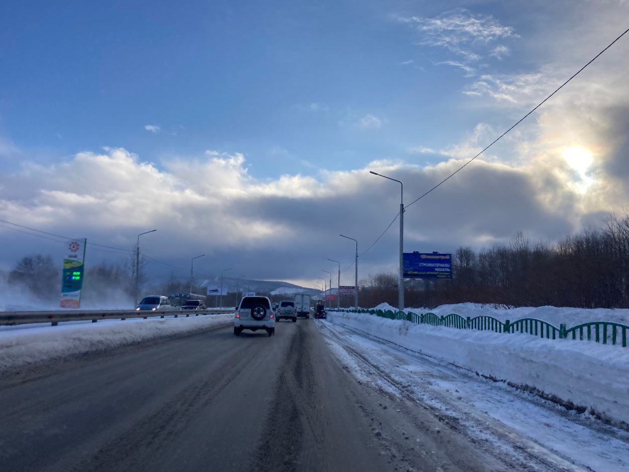 Фотография рекламного носителя, тип: Билборд 3x6, адрес: Северо-Восточное ш., поз.2, Петропавловск-Камчатский, Камчатский край, Россия. Сторона А №777453