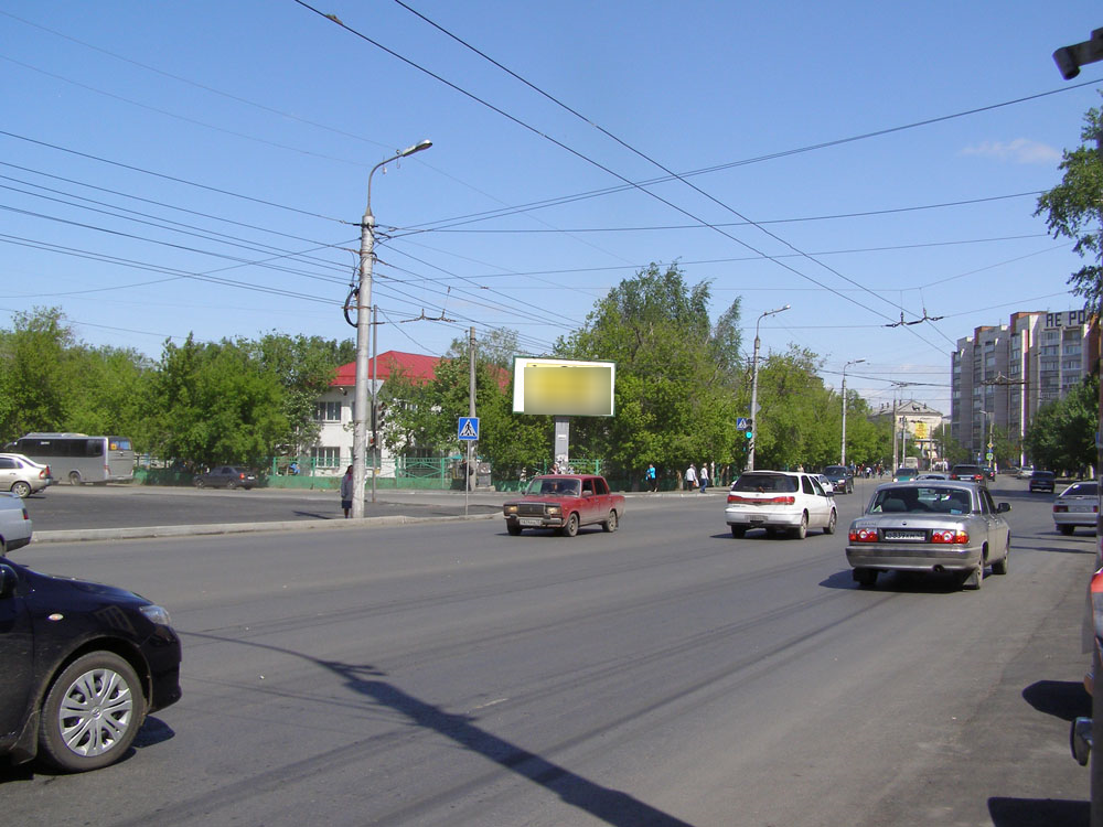 Фотография рекламного носителя, тип: Билборд 3x6, адрес: Мяготина ул. Х Невежина ул., Курган, Курганская область, Россия. Сторона A1-А10 №1075603