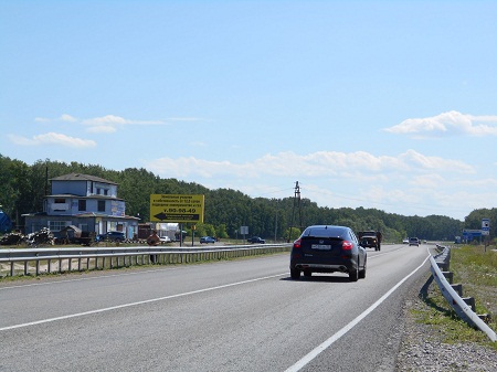 Фотография рекламного носителя, тип: Билборд 3x6, адрес: Омск - Черлак а/д., 25 480м, Омск, Омская область, Россия. Сторона B №382267