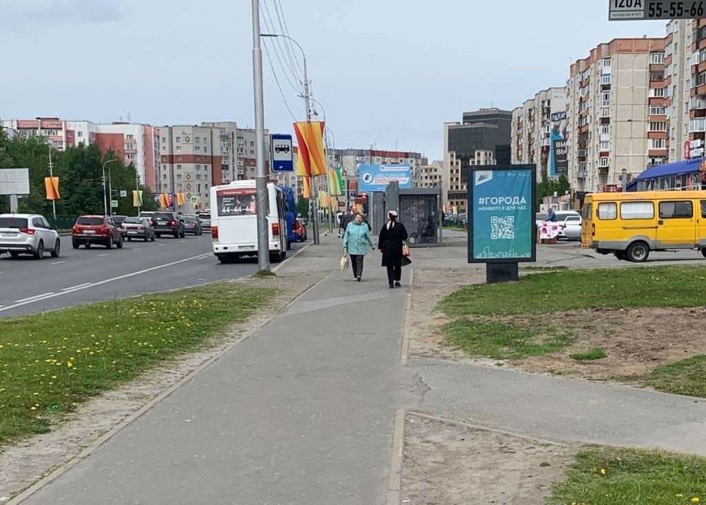 Фотография рекламного носителя, тип: Ситиформат 1.8x1.2, адрес: Ленина пр-т., д.66, Сургут, Ханты-Мансийский автономный округ – Югра, Россия. Сторона А №960246