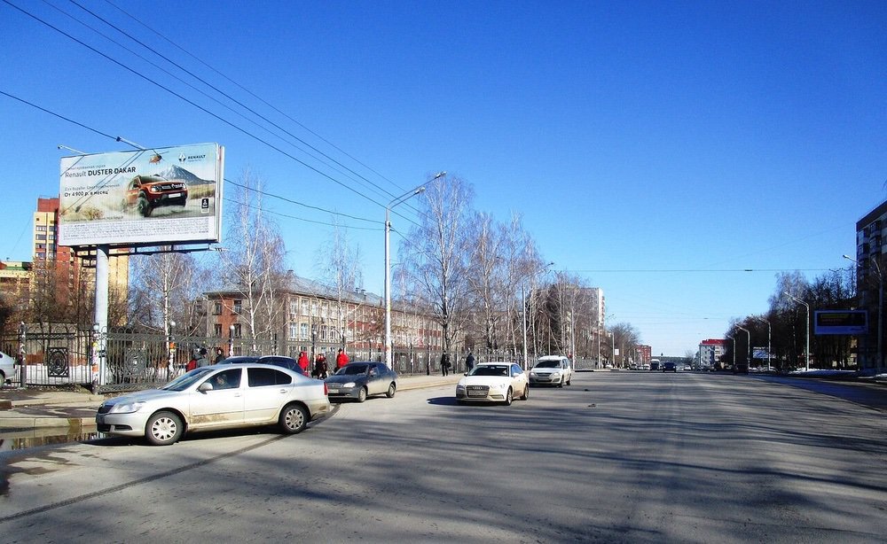 Фотография рекламного носителя, тип: Билборд 3x6, адрес: Города Галле ул. Х Зорге ул., д.12/1, Уфа, Республика Башкортостан, Россия. Сторона Б №746087