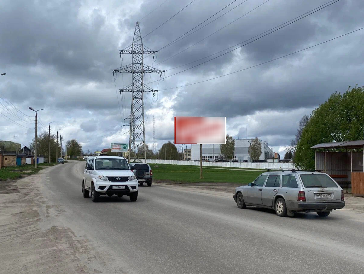 Фотография рекламного носителя, тип: Билборд 3x6, адрес: Строителей ул., н-в проходных ЕЗСК, Ефремов, Тульская область, Россия. Сторона A №1078772