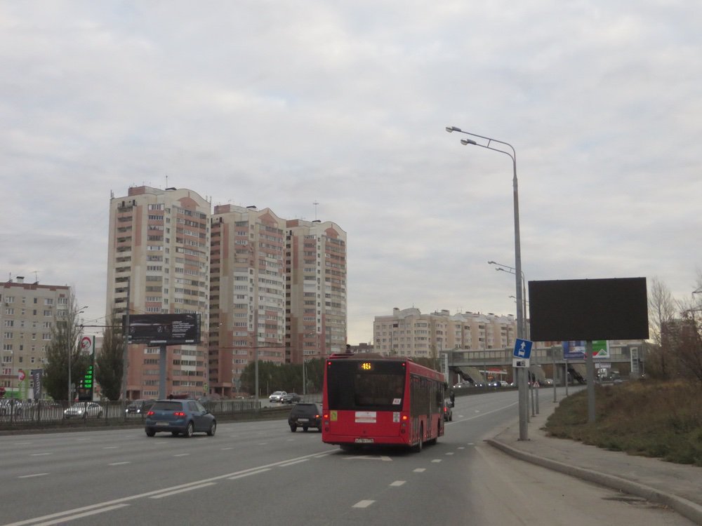 Фотография рекламного носителя, тип: Билборд 3x6, адрес: Победы пр-т., автосалон ТТС, напротив, Казань, Республика Татарстан, Россия. Сторона А1-А10 №761257